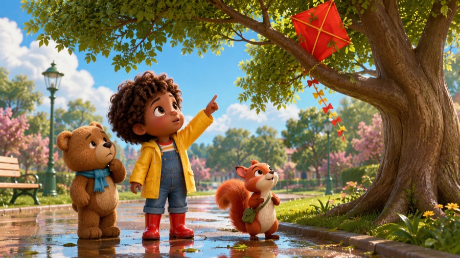 A still from the studio's animation pipeline